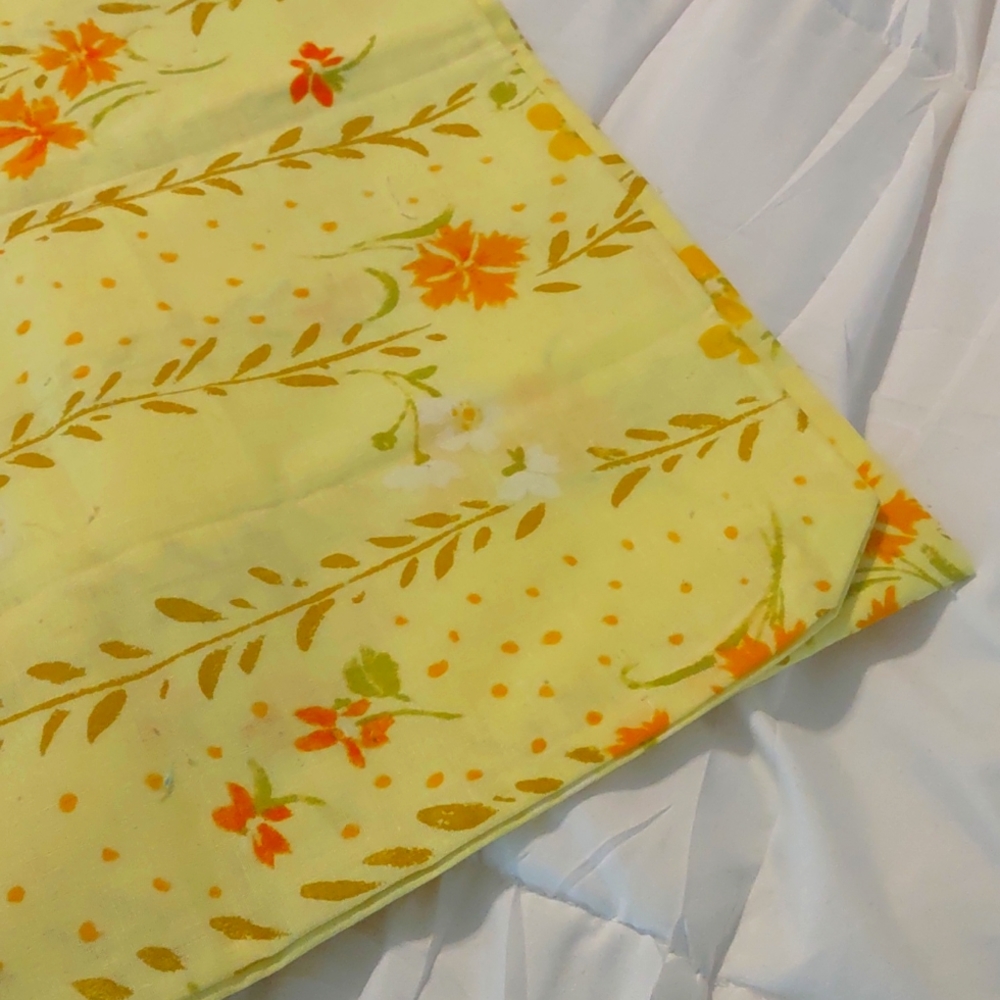 Vintage 70s pillowcases